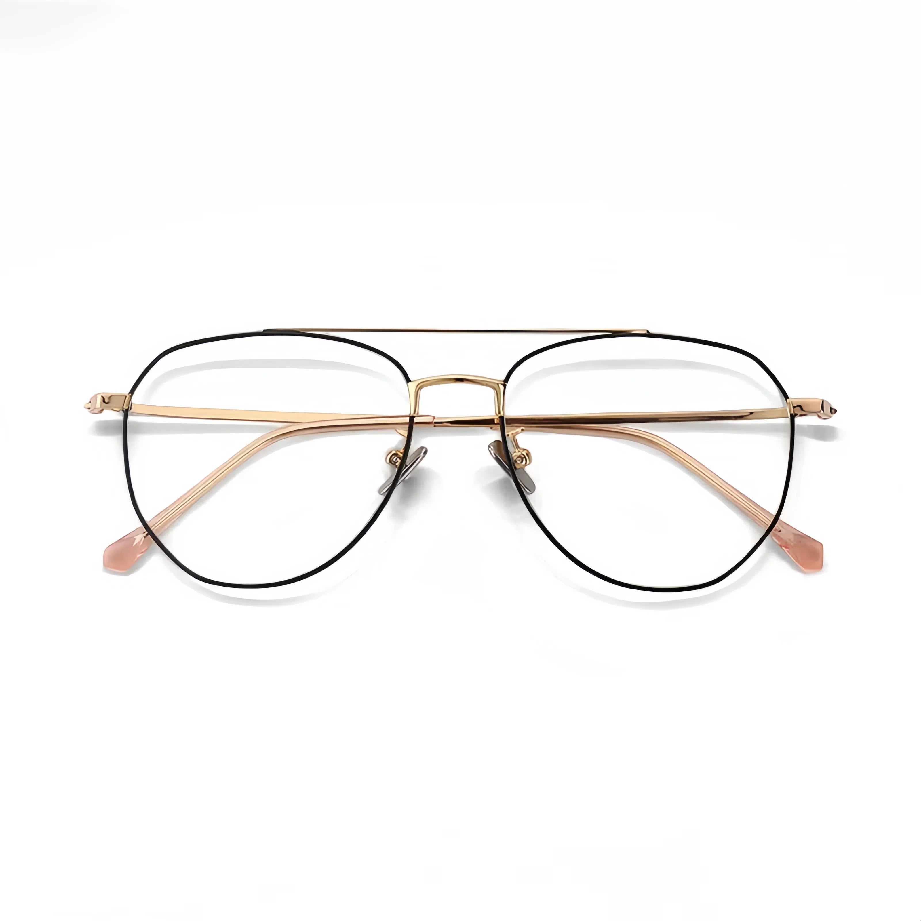 HIGLAZE • Monarch • Large Aviator Metal Frame • Custom Lenses