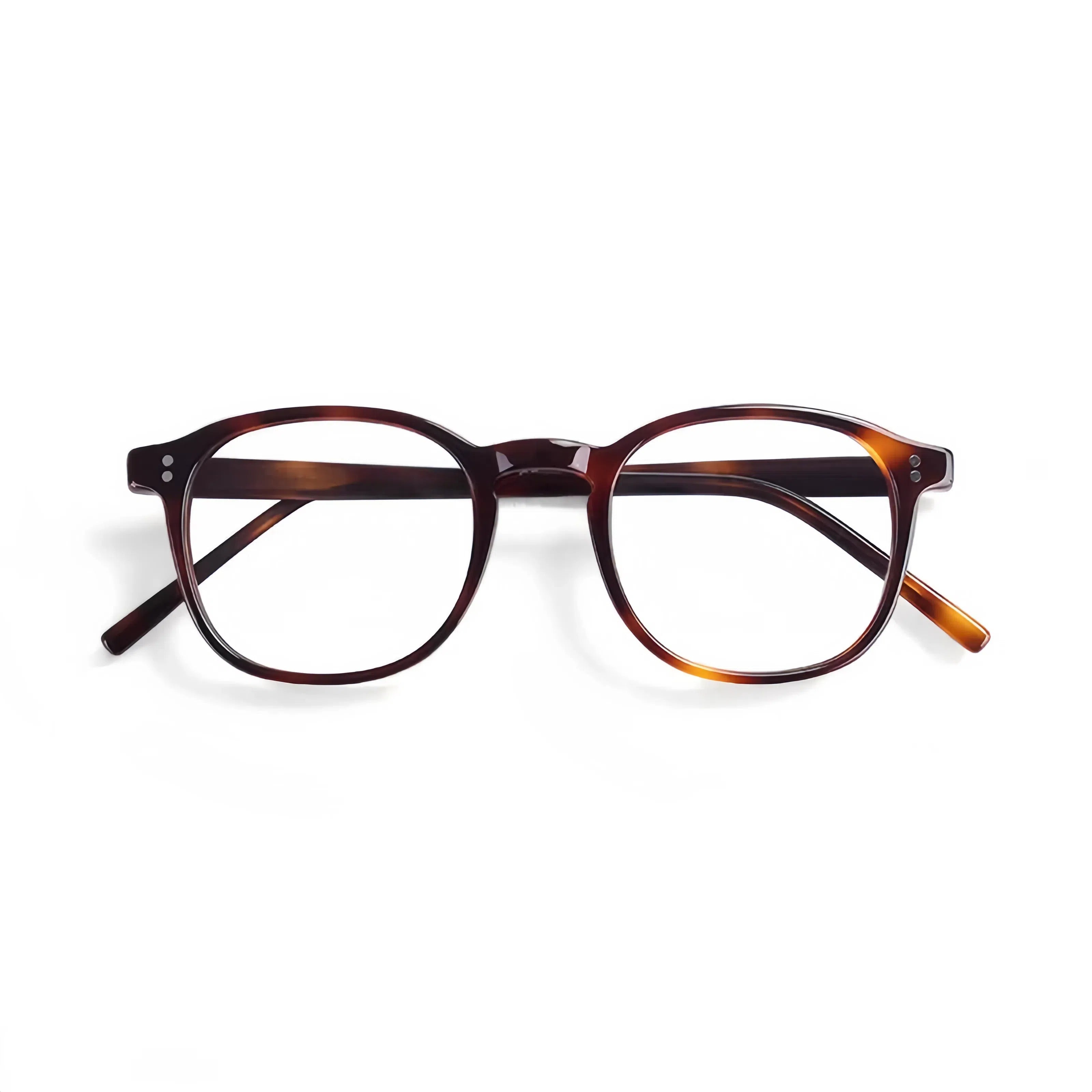 HIGLAZE • Cedar • Rounded Square Italian Acetate Frame • Custom Lenses