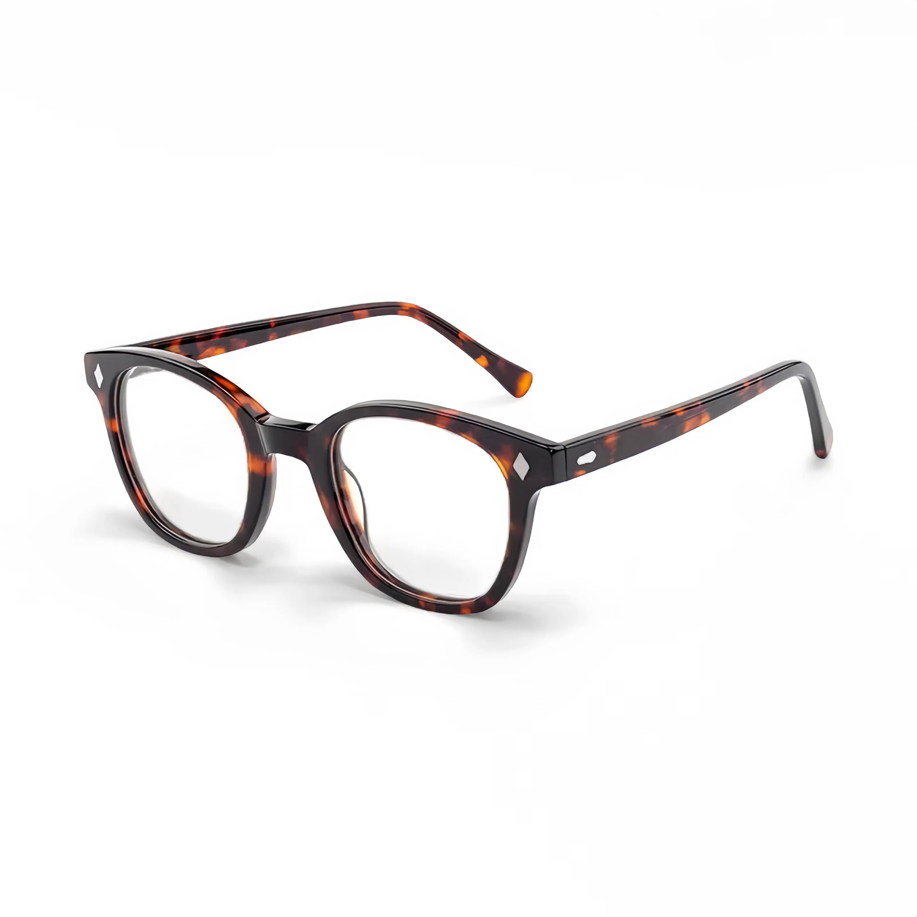 HIGLAZE • Ros • Thick Italian Acetate Frame • Custom Blue Light Lenses