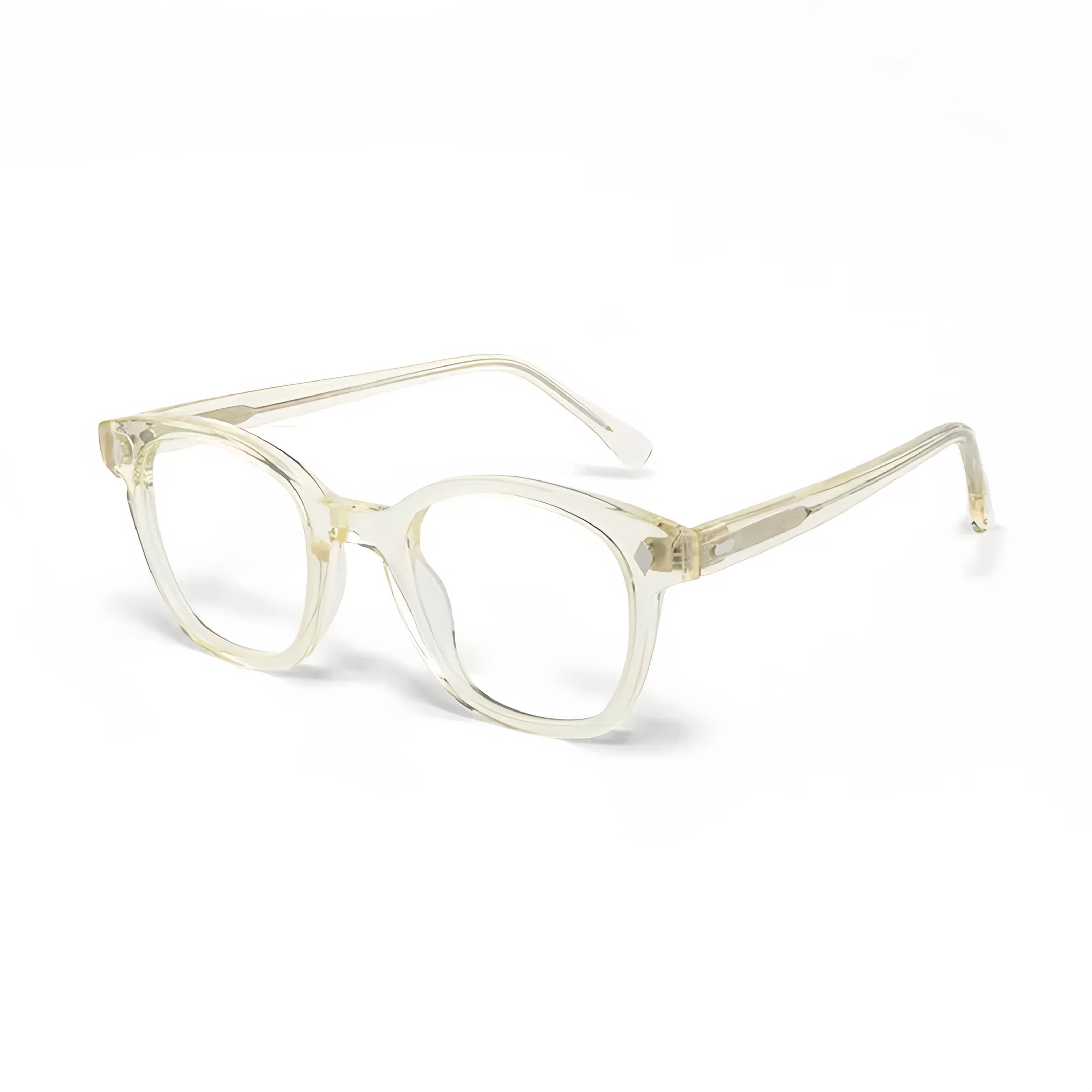 HIGLAZE • Ros • Thick Italian Acetate Frame • Custom Blue Light Lenses