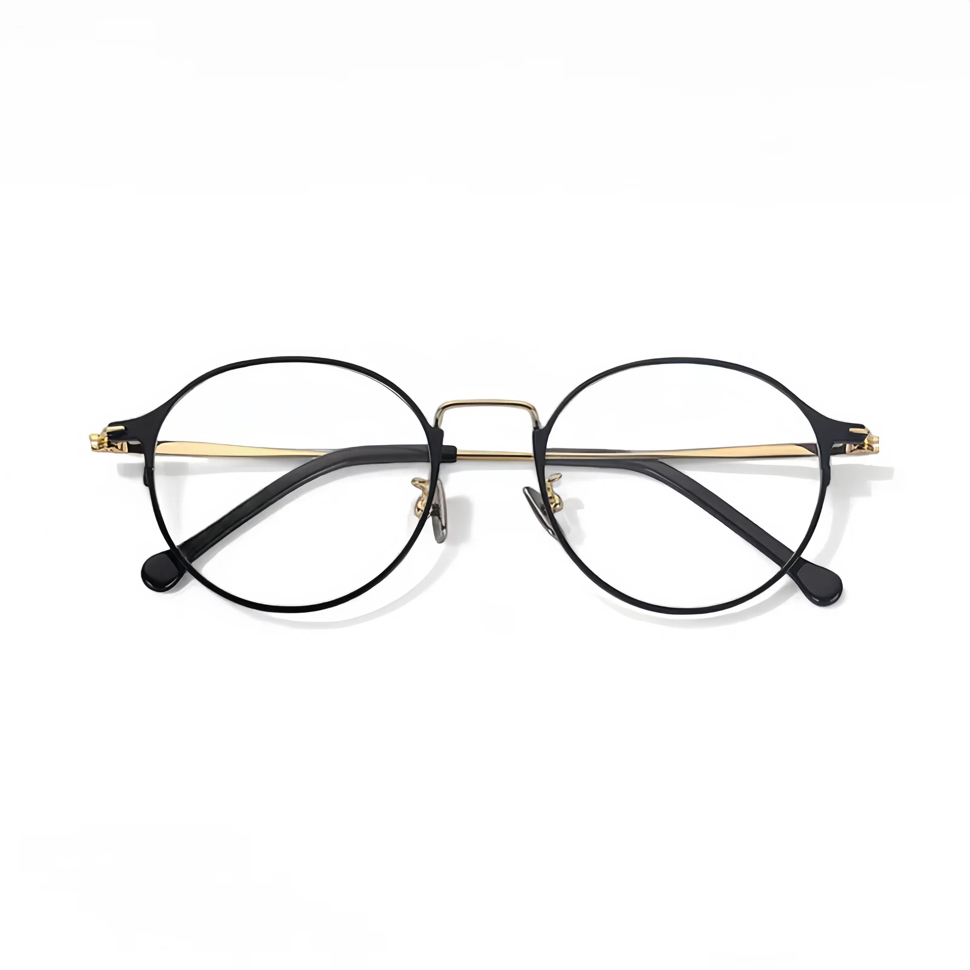 HIGLAZE • Echo • Rounded Metal Frame with Elevated Bridge• Custom Lenses